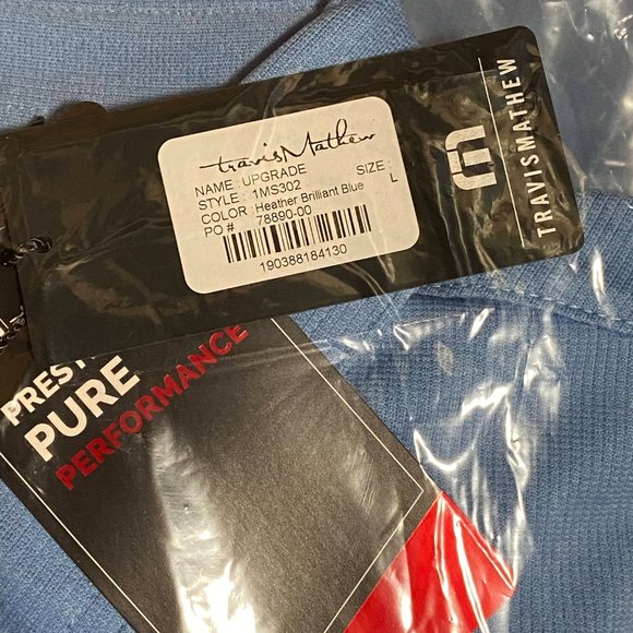 Travis Mathew Golf Polo - Blue - Picture 5 of 8